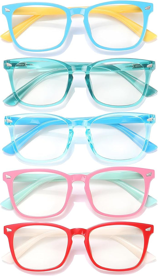 CHEERS DEVICES Blue Light Blocking Glasses for Kids Boys Girls Teens - Computer Glasses with Unbreakable Frame and Anti-Glare