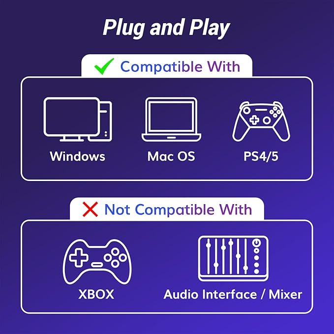 TONOR USB Podcast Microphone, Gaming PC Studio Streaming Mic Kit for Gamer, Recording Condenser Equipment Cardioid Microfono for Singing, YouTube, 200 cm/78inch Cable, with Adjustable Arm Stand, Q9S