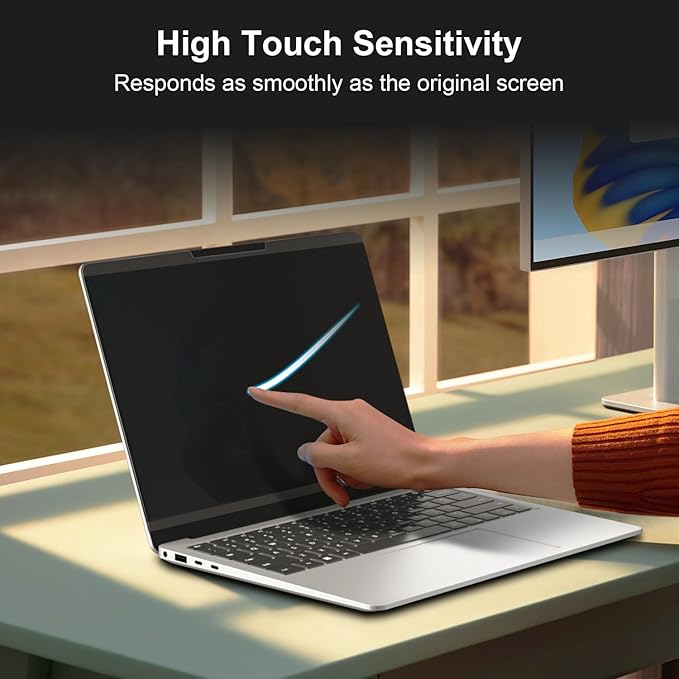 Magnetic Privacy Screen for 13.5 Inch Microsoft Surface Laptop 5, Removable Anti Glare Surface Laptop 13.5 Screen Protector, Blue Light Filter, Anti Spy Easy Install