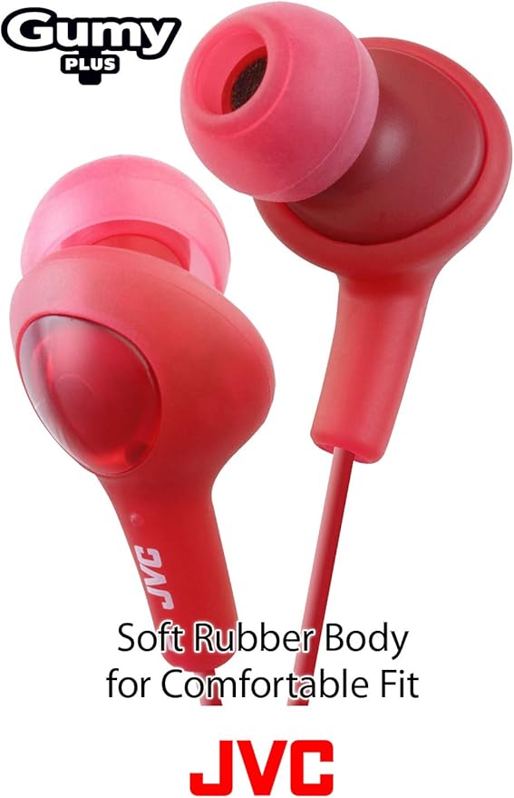 JVC HAFX5A Gumy Plus Inner Ear Headphones (Blue)