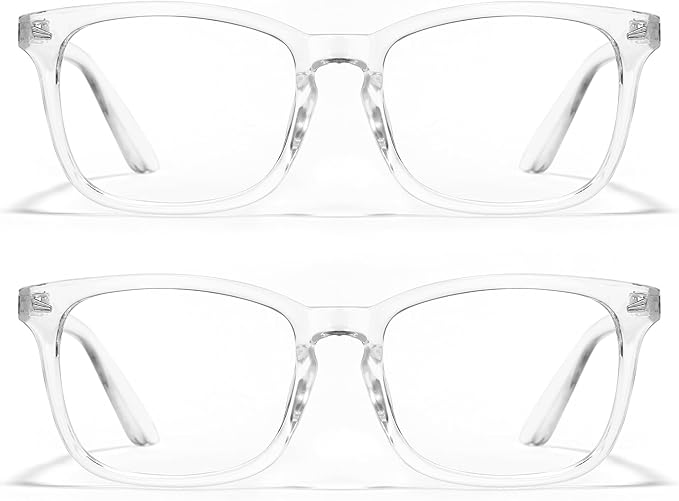 Cyxus Blue Light Glasses Men Women Reduce Eye Strain UV Blocking for Office Work Computer Screen 8082