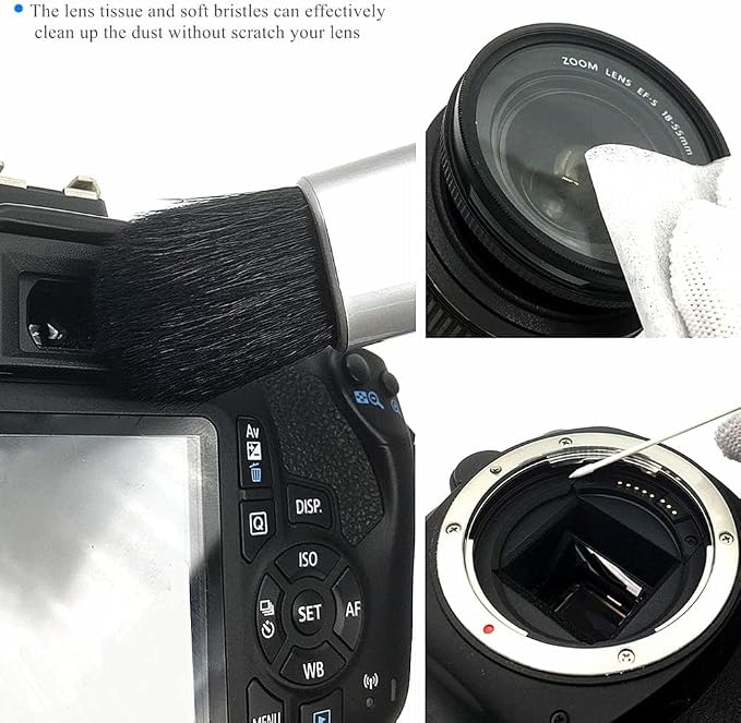 Camera Cleaning Kit for DSLR Mirrorless Cameras Sensor Cleaning and Lens Cleaning with Carry Bag for APSC-Camera - Image 4