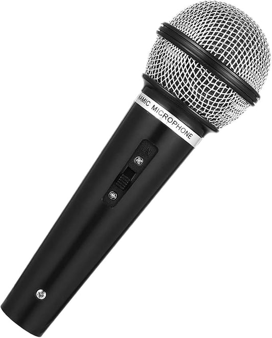Toy Microphone Prop Play Plastic Mics Simulate Speech Microphone Props for Karaoke Fun or Costume Prop