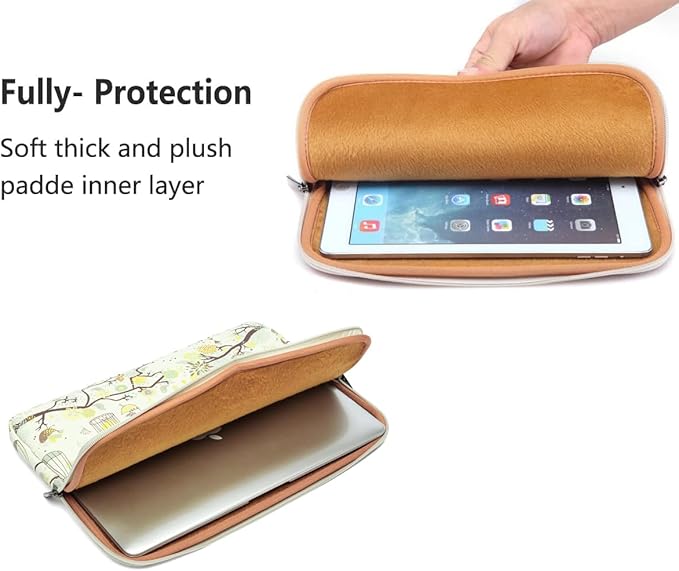BSLVWG 15.6 Inch Laptop Sleeve Multi-Color & Size Choices Case/Water-Resistant Neoprene Notebook Computer Pocket Tablet Briefcase Carrying Bag/Pouch Skin Cover