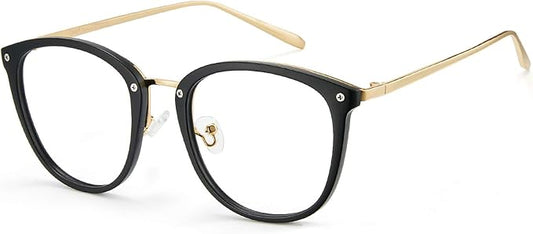 Cyxus Blue Light Glasses for Woman, Stylish Cat Eye Blue Light Blocking Computer Glasses for Working, Laptop and Screen Use