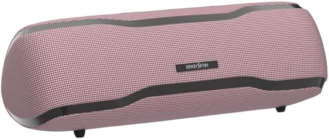 ERKEI SEHN Bluetooth Speaker, IPX7 Waterproof Wireless Speakers, Flashing Light, 25W Super Bass, 24H Playtime, Birthday Valentines Gifts for Him/Men, TWS Pairing, Beach Vacation Essentials, Pink
