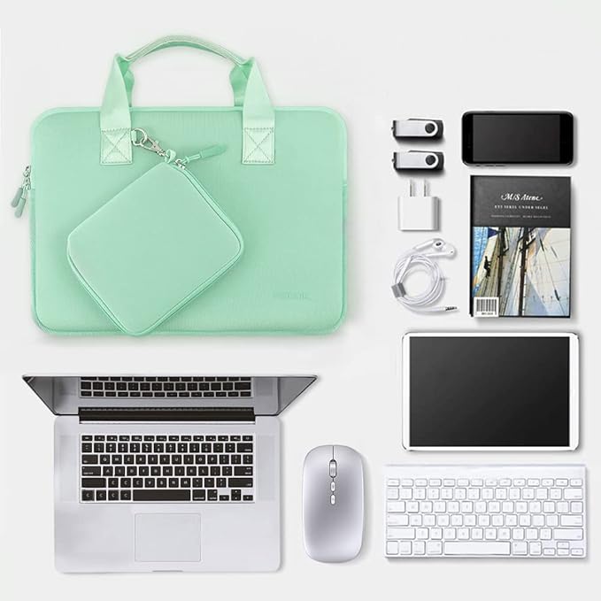 11.6 12.9 13 inch Elastic Laptop Sleeve with Small Case Compatible with 13 inch MacBook Neo Air Pro M5/M4/M3/M2/M1, iPad 13 12.9, XPS 13 and Most 11.6 12.9 13 inch Notebooks Tablets,G02R01