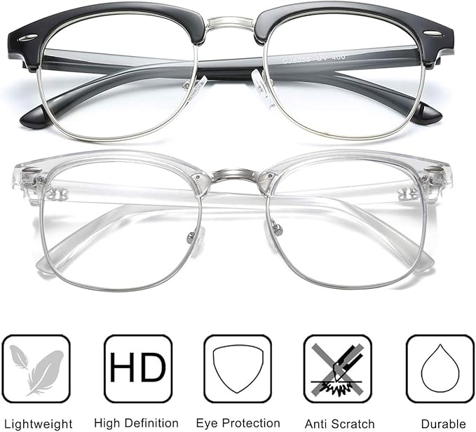 Perfectmiaoxuan Blue Light Blocking Glasses,Computer/Gaming/Screen Glasses for Women or Men，Anti Blue Light & UV