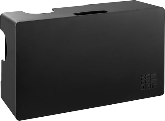 Cable Management Box with Included Mounting Hardware – ABS Cord Organizer (12,7 x 7,8 x 4,5 in) | Heat-Tolerant Power Strip & Cable Storage | Wall-Mountable or Floor Use by Kos+Design
