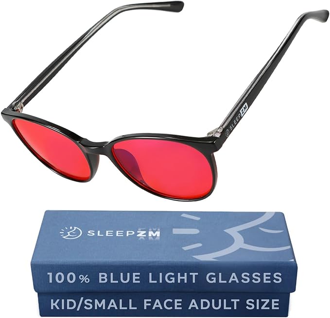 Sleep ZM Blue Light Blocking & Light Sensitivity Glasses - 8 Lens Types for Comfort, Relaxation, Sleep & Relief - 50+ Styles