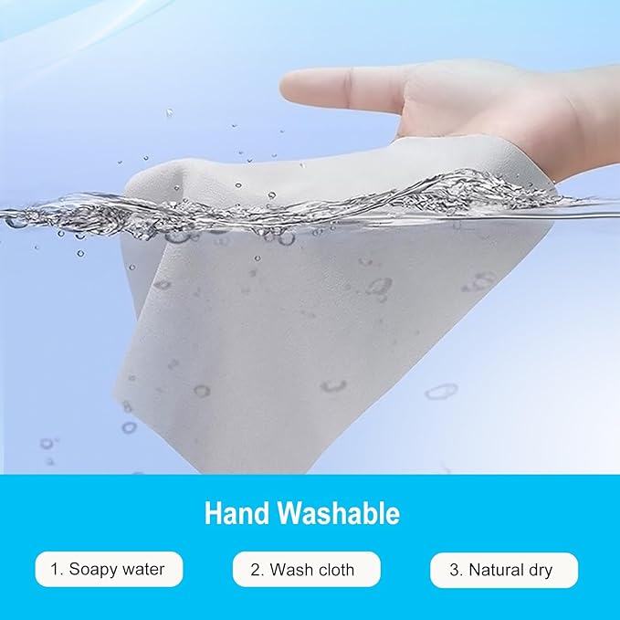 MUBUY-GOL 2-Pack Microfiber Liner Cleaning Cloth for MacBook Neo/Pro/Air 13“ and 14” (2018–2026), Keyboard Protector Compatible with MacBook Neo 13, Air 13, and MacBook Pro 14 (M5–M1)