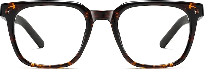 Overzied Square Blue Light Glasses for Woman Man Anti Glare Reduce Eyestrain for Gaming/Computer/Screen
