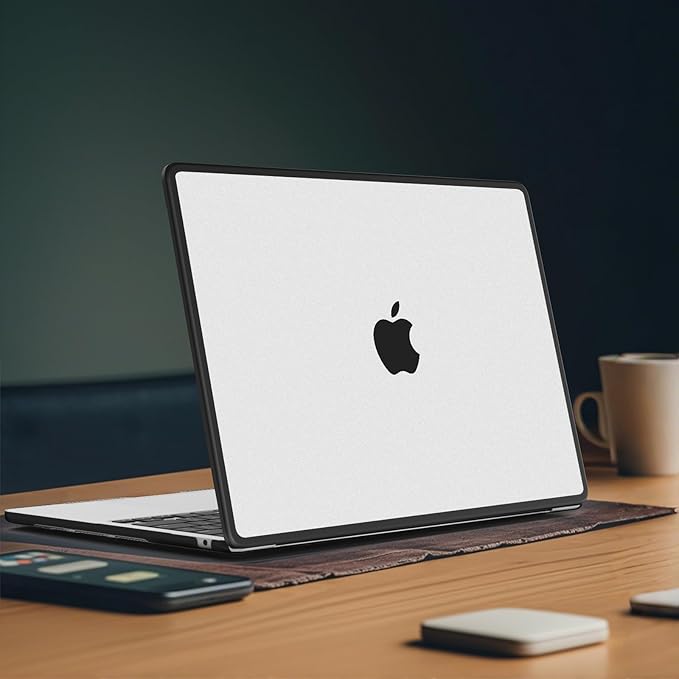B BELK Compatible with MacBook Air 13 inch Case M5 2026 2025 2024-2022 M4 M3 M2 A3449 A3240 A3113 A2681, [Anti-Cracking] Soft TPU Bumper+Keyboard Cover for MacBook Air 13.6 inch Case, Frost Clear