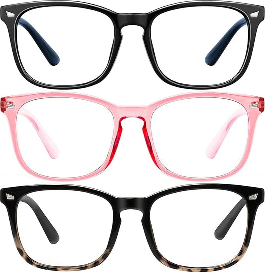hunsquer Blue Light Glasses for Woman/Men Computer Blue Light Glasses