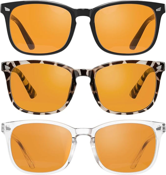 hunsquer Blue Light Glasses for Woman/Men Computer Blue Light Glasses