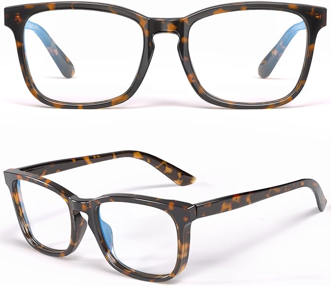 Blue Light Glasses for Women Men Square Computer Glasses Anti Glare UV Blocking Vita