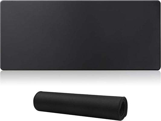 Large Gaming Mouse Pad with Stitched Edges,[27.5x11.8In] Extended Mouse Pad with Non-Slip Natural Rubber Base for Gamer/Desktop/Office/Home (70x30 Blackus)