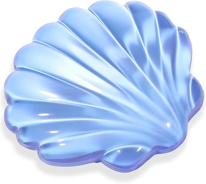 Gel Wrist Rest for Keyboard and Mouse Transparent Blue Shell Keyboard Wrist Rest Set Ergonomic Cute Clear Cool Ocean Beach Mouse Wrist Pad Silicone Non-Slip Support for Computer Gaming Home Office
