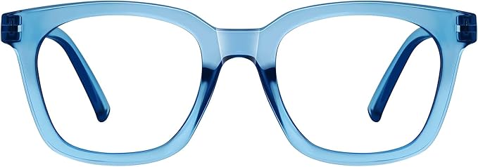Blue Light Blocking Glasses for Women Men,Oversize Fashion Squre Anti Eyestrain Glasses for Gaming/Reading/TV