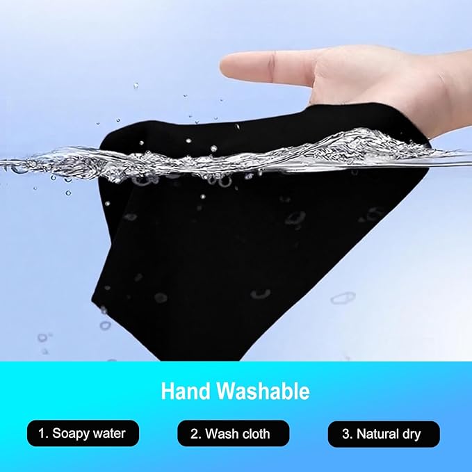 MUBUY-GOL 2 Pack Microfiber Liner Cleaning Cloth 13" with Screen Keyboard Imprint Protection, Laptop Keyboard Protector Compatible with MacBook Neo/Pro/AIR 13" and MacBook Pro 14"-Black