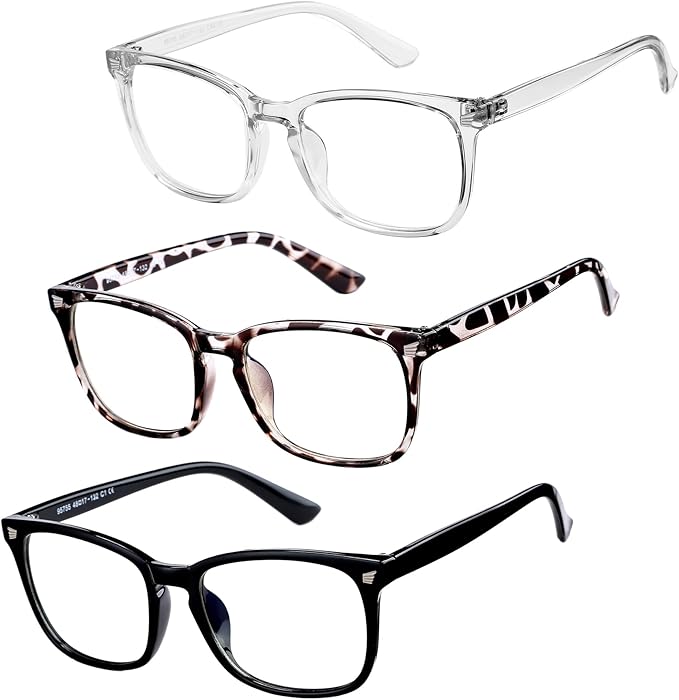 Hycredi Kids Blue Light Blocking Glasses for Boys & Girls – Reduce Eye Strain from Screens, Computer, Gaming, TV & Phone