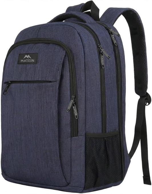 MATEIN Laptop Backpack,Slim Travel Backpack with Laptop Compartment for Men Women,College Daypack Gift Computer Bag fits 15.6 Inch Notebook, Blue