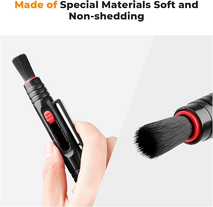 K&F CONCEPT Professional Lens Cleaning Pen*3 with Soft Brush, Carbon Head Lens Cleaning Pen Compatible with Canon, Nikon, Pentax, Sony Digital Camera Cleaning,AR VR Glasses Cleaning - Image 5