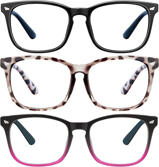 hunsquer Blue Light Glasses for Woman/Men Computer Blue Light Glasses