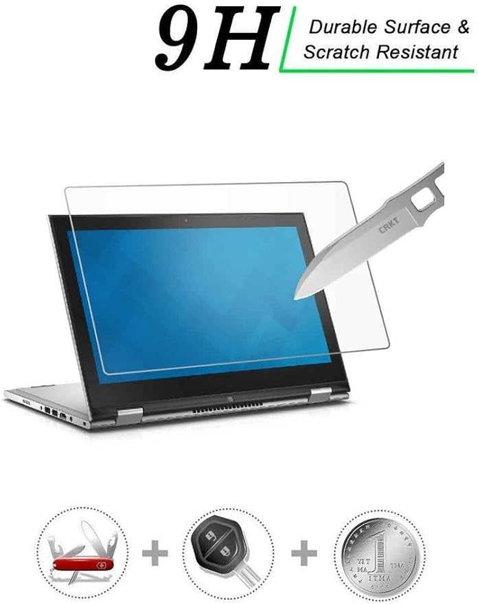 Tempered Glass Screen Protector for 13.3 Inches Laptop, 9H Hardness and Crystal Clear, Compatible with Any 13.3 inch Touch Screen Laptop
