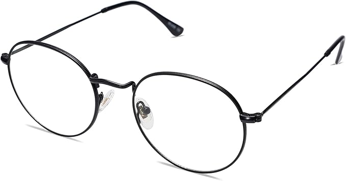 SOJOS Blue Light Blocking Computer Glasses Round Eyewear Anti Blue Light Lens Preppy Chic SJ5024B