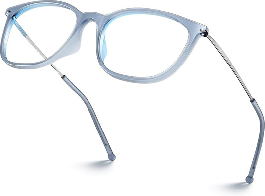 VISOONE Light Weight Slip Resistant Blue Light Blocking Computer Glasses with Anti Glare UV400 for Man Women GAEL