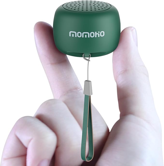 Mini Bluetooth Speaker Wireless Tiny Speakers with Built in Mic,TWS Portable for Travel Party Gift Outdoor Laptop (Green)