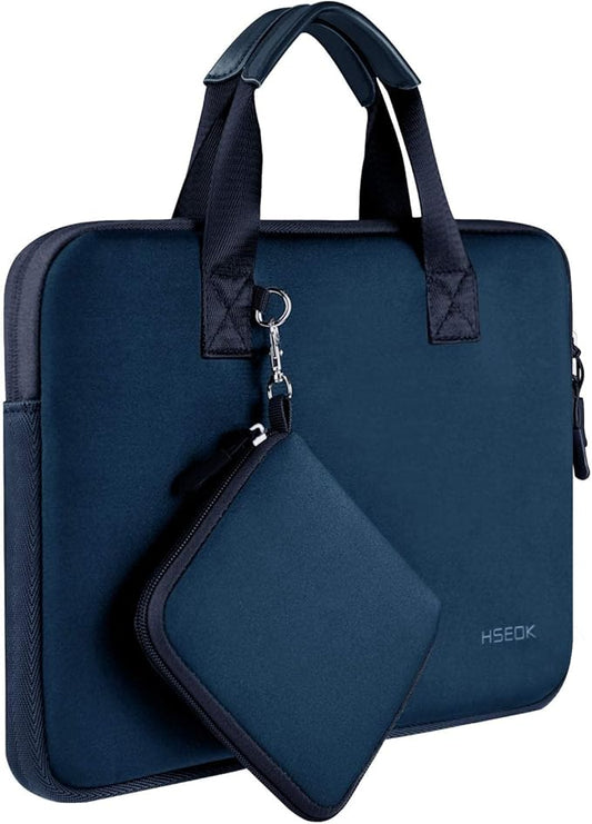 Hseok Laptop Sleeve 14 inch Case with Small Case, Compatible with MacBook Neo 14, MacBook Pro 14 M5/M4/M3/M2/M1, XPS 14 and Most 14 inch Notebooks, Neoprene Computer Handbag,B01L01