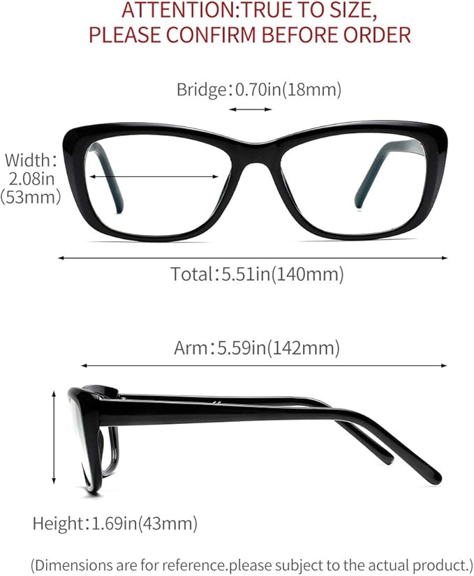 Cyxus Semi Rim Blue Light Glasses for Men Women TR90 Metal Frame UV Blocking Computer Glasses Clear Lens Square Eyewear