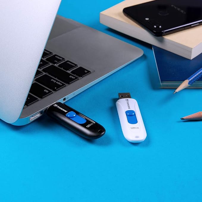Transcend JF790 256GB USB Flash Drive, for PC/Mac/Laptop/Windows/Computer/Desktop/TV/Car Audio, USB3.2 Gen1 Memory Stick, Thumb Drives Data Storage w/Retractable Connector, USB2.0/3.0/3.1 Compatible - Image 7