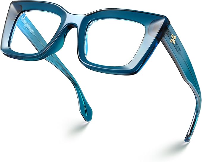VISOONE Cat Eye Blue Light Blocking Glasses TR90 Anti-glare Women Calida
