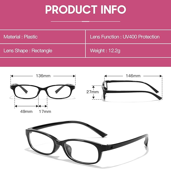 TJUTR Office-Siren Bayonetta Glasses, Blue Light Computer Glasses for Women, Y2K Small Rectangle Frame Eyewear Anti Eyestrain