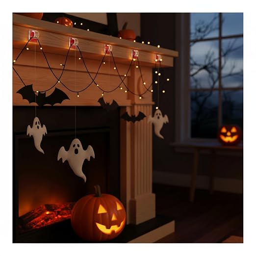 Blulu 100 Pcs Adhesive Cable Clips Bulk Wire Holder for Cord Organizer Clips Cable Management Outdoor Light Hooks for Christmas Wall String Lights Fairy Lights - Image 6