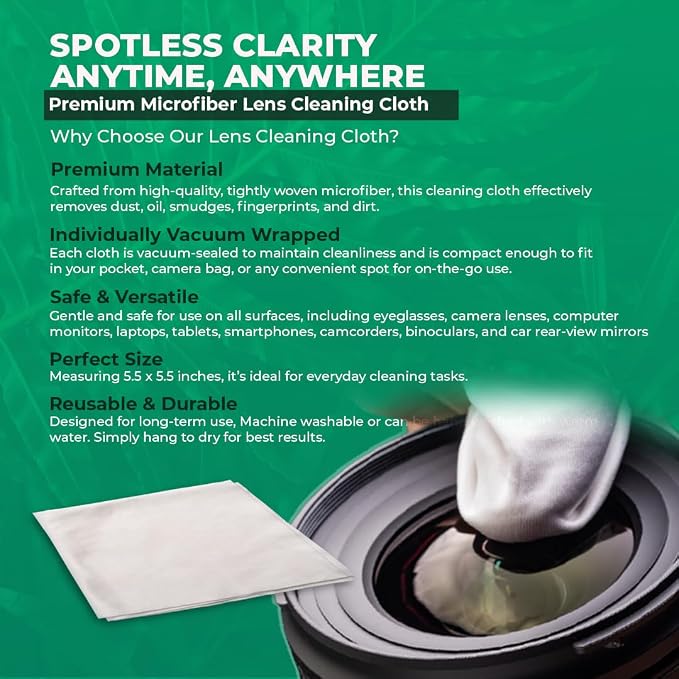 REFLEX CAMERA Professional Sensor Cleaning Kit, Alcohol-Free Solution ?€? Safe, Residue-Free for Sony, Canon, Nikon DSLR and Mirrorless Cameras (APS-C 6Pk) - Image 3