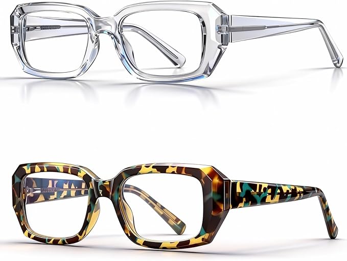 Rectangle Blue Light Glasses Noctera