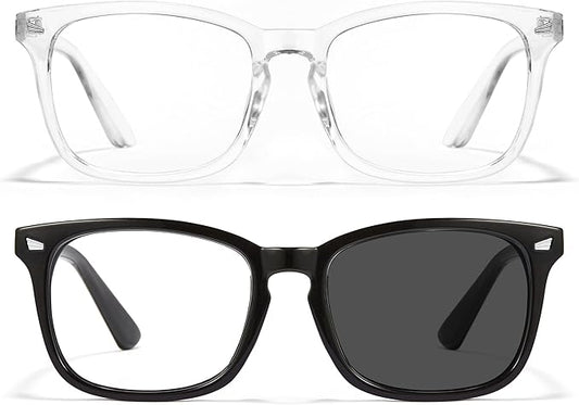 Cyxus Blue Light Glasses Men Women Reduce Eye Strain UV Blocking for Office Work Computer Screen 8082