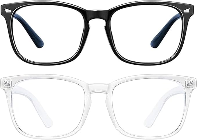 hunsquer Blue Light Glasses for Woman/Men Computer Blue Light Glasses