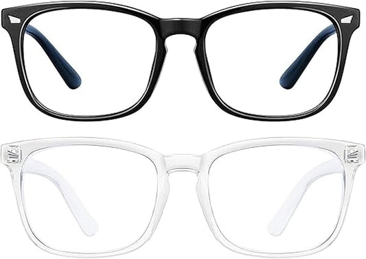 hunsquer Blue Light Glasses for Woman/Men Computer Blue Light Glasses