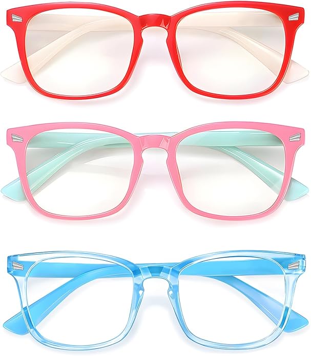 CHEERS DEVICES Blue Light Blocking Glasses for Kids Boys Girls Teens - Computer Glasses with Unbreakable Frame and Anti-Glare