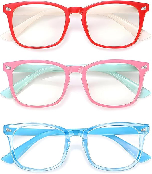 CHEERS DEVICES Blue Light Blocking Glasses for Kids Boys Girls Teens - Computer Glasses with Unbreakable Frame and Anti-Glare