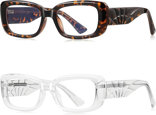 Rectangle Blue Light Glasses Noctera