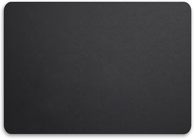 Jotsome Leather Desk Pad Mat, Non-Slip Desk Blotter Pad - Desk Protector for Office, Home, Lap Desk, Laptop, and Desktop (Black, 17" x 12")