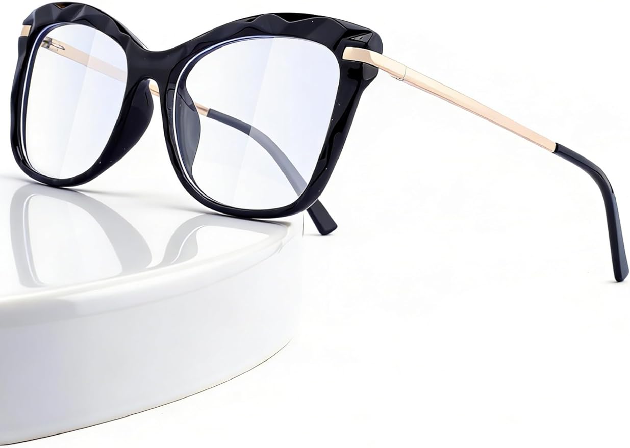 Blue Light Glasses For Woman, Computer Glasses Blue Light Glasses Men Premium Lenses For Daily Screen Use - Work & Gaming.