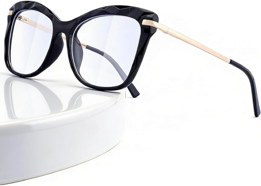Blue Light Glasses For Woman, Computer Glasses Blue Light Glasses Men Premium Lenses For Daily Screen Use - Work & Gaming.