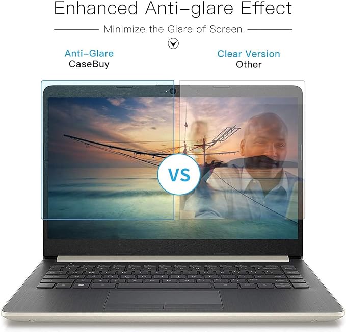 (2PCS Pack) HP 14 inch Laptop Screen Protector Anti Blue Light Glare for HP 14" Laptop/HP Pavilion X360 14/HP Chromebook 14/HP Stream 14/HP ProBook 14, Eye Protection Computer Monitor Screen Protector